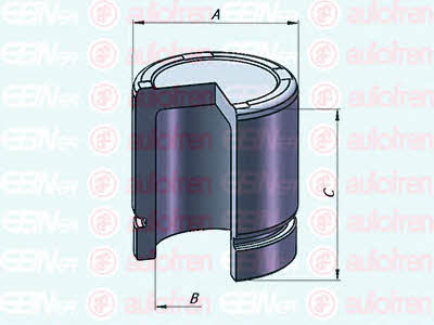 Autofren D025301 Front brake caliper piston D025301: Buy near me in Poland at 2407.PL - Good price!