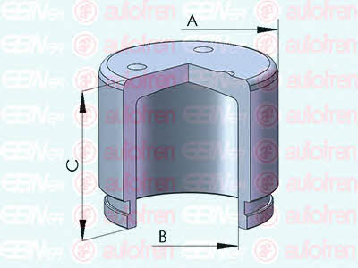 Autofren D025304 Front brake caliper piston D025304: Buy near me in Poland at 2407.PL - Good price!