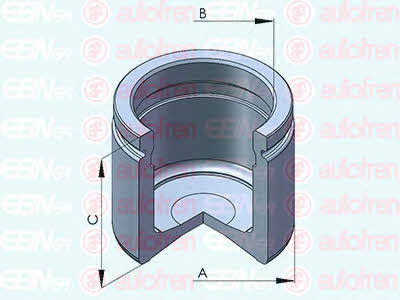 Autofren D025312 Front brake caliper piston D025312: Buy near me at 2407.PL in Poland at an Affordable price!