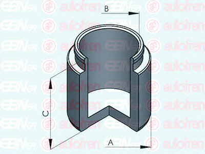 Autofren D025314 Front brake caliper piston D025314: Buy near me in Poland at 2407.PL - Good price!