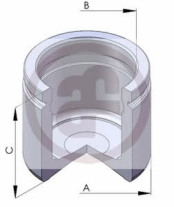 Autofren D02586 Front brake caliper piston D02586: Buy near me in Poland at 2407.PL - Good price!