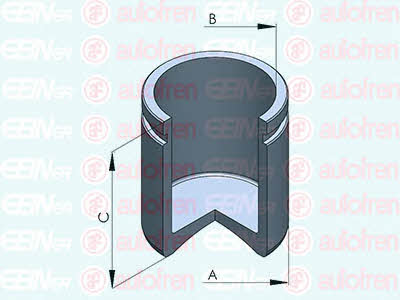 Autofren D025488 Front brake caliper piston D025488: Buy near me in Poland at 2407.PL - Good price!