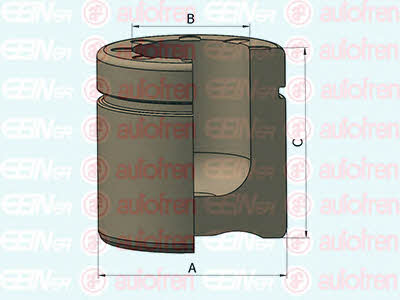 Autofren D025242 Brake caliper piston D025242: Buy near me in Poland at 2407.PL - Good price!