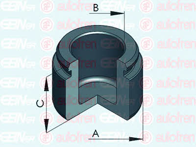 Autofren D025367 Front brake caliper piston D025367: Buy near me at 2407.PL in Poland at an Affordable price!