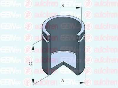 Autofren D025580 Front brake caliper piston D025580: Buy near me in Poland at 2407.PL - Good price!