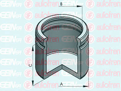Autofren D025548 Rear brake caliper piston D025548: Buy near me in Poland at 2407.PL - Good price!