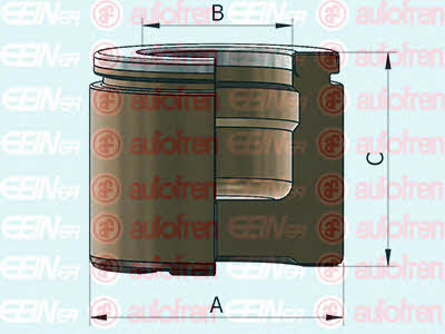 Autofren D025364 Front brake caliper piston D025364: Buy near me at 2407.PL in Poland at an Affordable price!