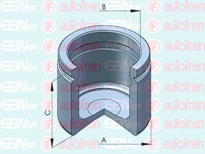Autofren D025448 Front brake caliper piston D025448: Buy near me in Poland at 2407.PL - Good price!