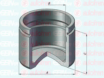 Autofren D025559 Front brake caliper piston D025559: Buy near me in Poland at 2407.PL - Good price!