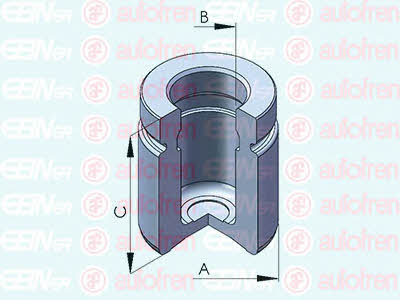 Autofren D025518 Bremssattelkolben hinten D025518: Kaufen Sie zu einem guten Preis in Polen bei 2407.PL!