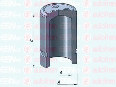 Autofren D025343 Rear brake caliper piston D025343: Buy near me at 2407.PL in Poland at an Affordable price!