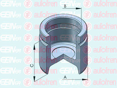 Autofren D025140 Front brake caliper piston D025140: Buy near me in Poland at 2407.PL - Good price!