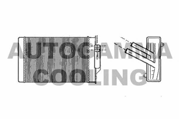 Autogamma 101971 Heat exchanger, interior heating 101971: Buy near me in Poland at 2407.PL - Good price!