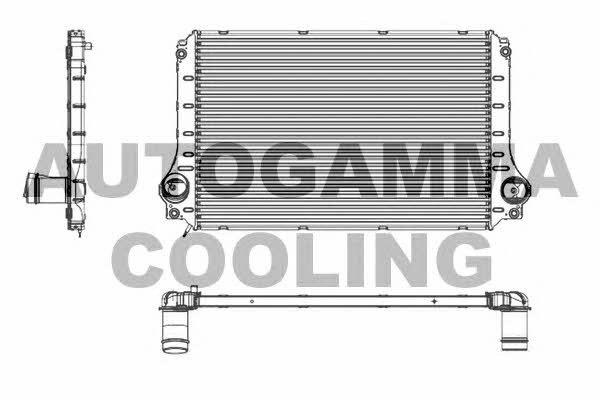 Autogamma 104973 Intercooler, charger 104973: Buy near me in Poland at 2407.PL - Good price!