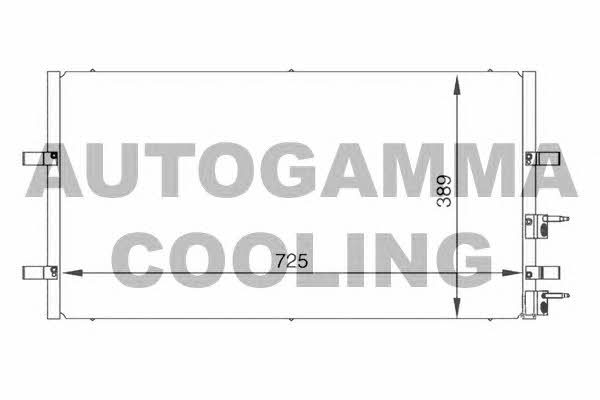 Autogamma 104986 Радиатор кондиционера (Конденсатор) 104986: Отличная цена - Купить в Польше на 2407.PL!