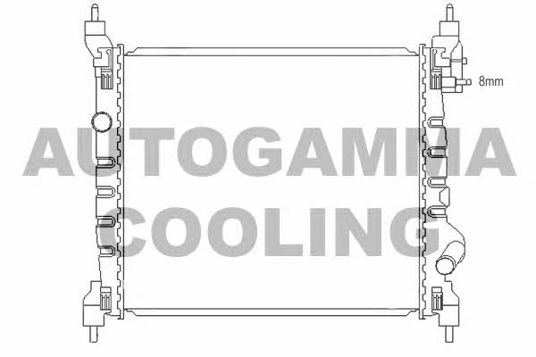 Autogamma 105986 Radiator, engine cooling 105986: Buy near me in Poland at 2407.PL - Good price!