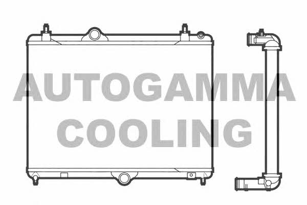Autogamma 105987 Radiator, engine cooling 105987: Buy near me in Poland at 2407.PL - Good price!