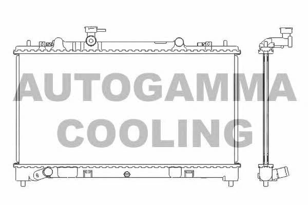Autogamma 105990 Радиатор охлаждения двигателя 105990: Отличная цена - Купить в Польше на 2407.PL!