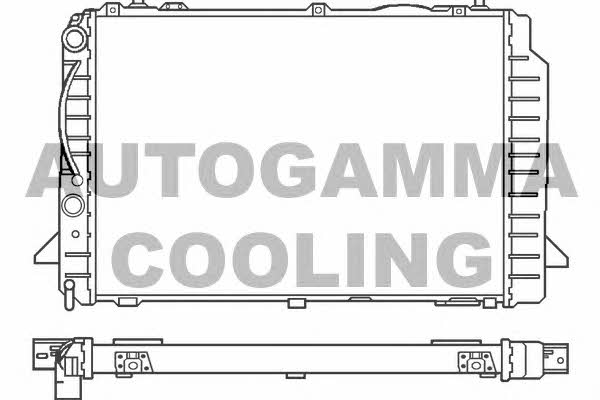 Autogamma 100052 Радіатор охолодження двигуна 100052: Приваблива ціна - Купити у Польщі на 2407.PL!