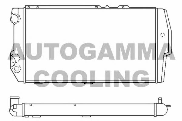 Autogamma 100055 Kühler motorkühlung 100055: Kaufen Sie zu einem guten Preis in Polen bei 2407.PL!