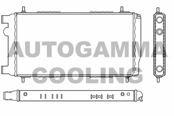 Autogamma 100073 Kühler motorkühlung 100073: Kaufen Sie zu einem guten Preis in Polen bei 2407.PL!