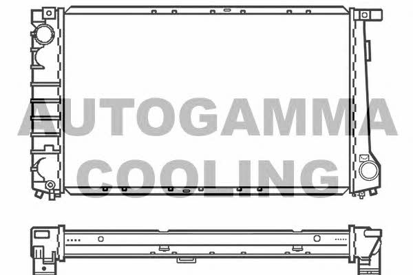 Autogamma 100128 Radiator, engine cooling 100128: Buy near me in Poland at 2407.PL - Good price!