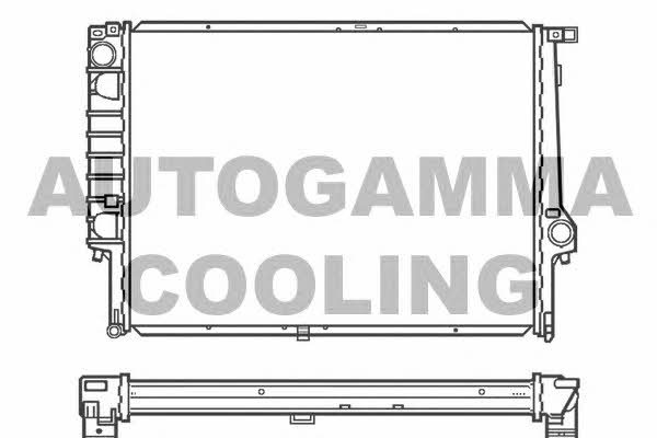 Autogamma 100129 Радіатор охолодження двигуна 100129: Приваблива ціна - Купити у Польщі на 2407.PL!