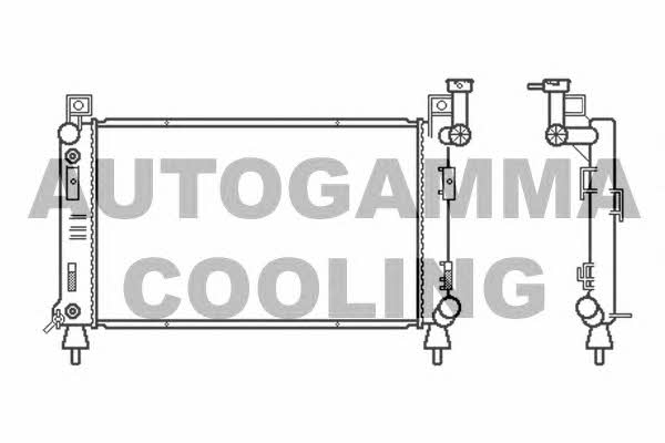 Autogamma 100141 Kühler motorkühlung 100141: Kaufen Sie zu einem guten Preis in Polen bei 2407.PL!