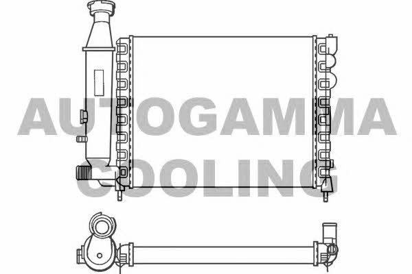 Autogamma 100146 Kühler motorkühlung 100146: Kaufen Sie zu einem guten Preis in Polen bei 2407.PL!