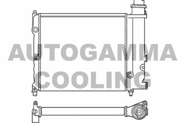 Autogamma 100161 Radiator, engine cooling 100161: Buy near me in Poland at 2407.PL - Good price!