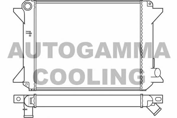Autogamma 100168 Радіатор охолодження двигуна 100168: Приваблива ціна - Купити у Польщі на 2407.PL!