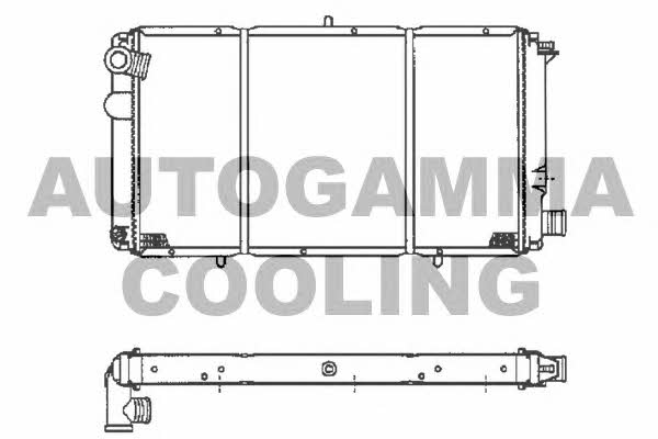 Autogamma 100170 Radiator, engine cooling 100170: Buy near me in Poland at 2407.PL - Good price!