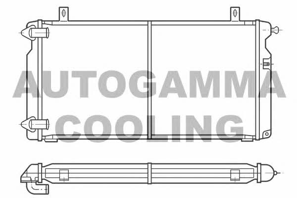 Autogamma 100183 Radiator, engine cooling 100183: Buy near me at 2407.PL in Poland at an Affordable price!