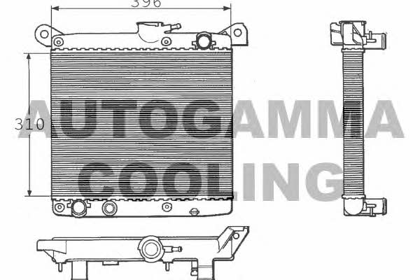 Autogamma 100249 Радиатор охлаждения двигателя 100249: Отличная цена - Купить в Польше на 2407.PL!
