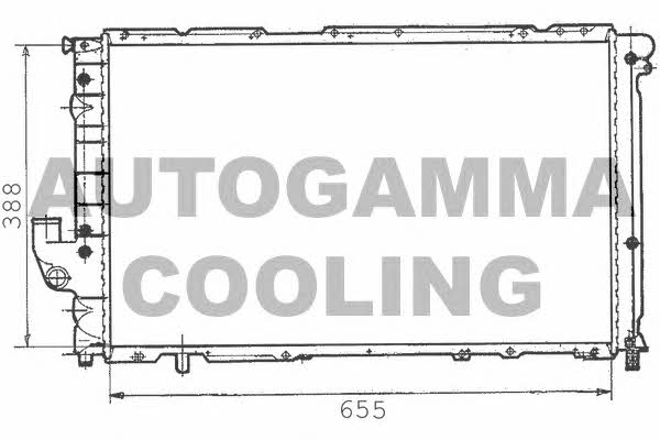 Autogamma 100275 Radiator, engine cooling 100275: Buy near me in Poland at 2407.PL - Good price!