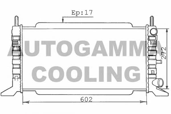 Autogamma 100339 Kühler motorkühlung 100339: Kaufen Sie zu einem guten Preis in Polen bei 2407.PL!