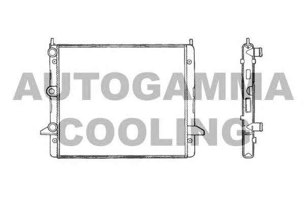 Autogamma 100359 Радіатор охолодження двигуна 100359: Приваблива ціна - Купити у Польщі на 2407.PL!