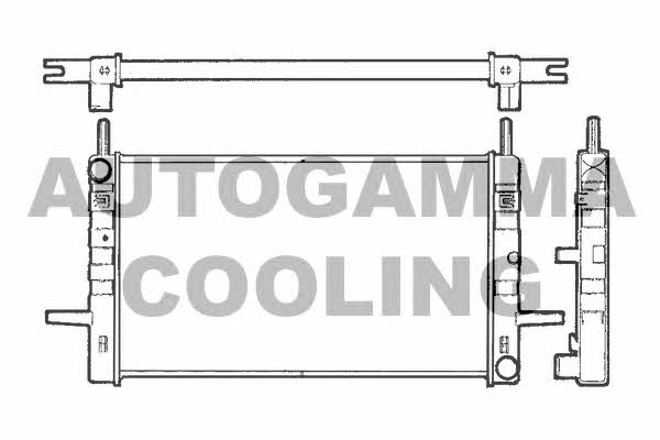 Autogamma 100374 Radiator, engine cooling 100374: Buy near me in Poland at 2407.PL - Good price!
