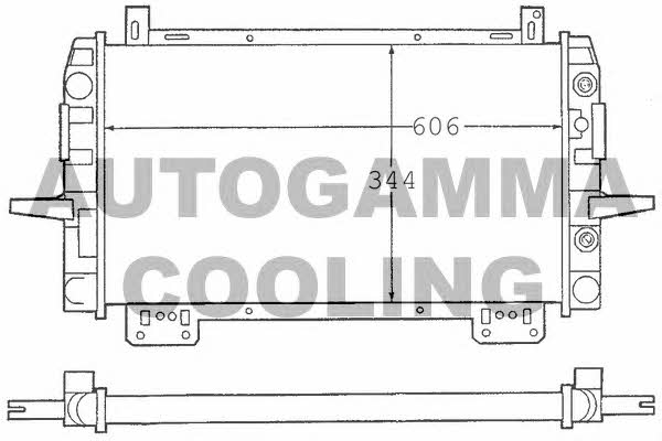 Autogamma 100379 Radiator, engine cooling 100379: Buy near me at 2407.PL in Poland at an Affordable price!