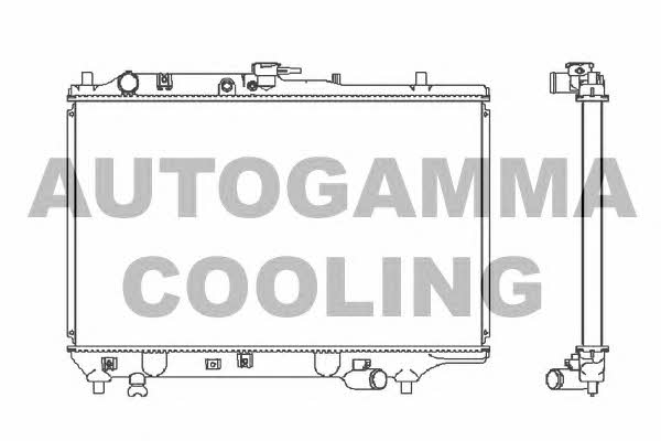 Autogamma 100490 Chłodnica, układ chłodzenia silnika 100490: Dobra cena w Polsce na 2407.PL - Kup Teraz!