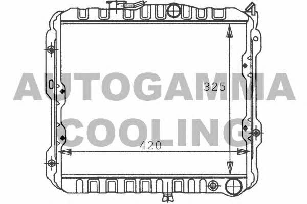Autogamma 100567 Radiator, engine cooling 100567: Buy near me in Poland at 2407.PL - Good price!