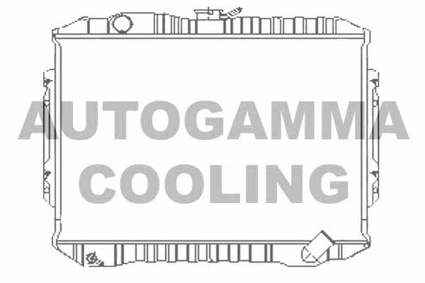 Autogamma 100593 Radiator, engine cooling 100593: Buy near me in Poland at 2407.PL - Good price!