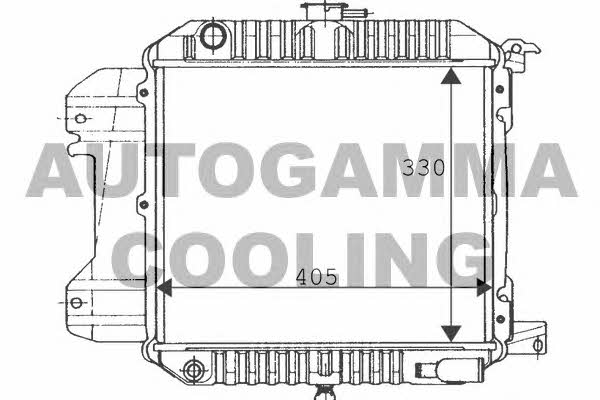 Autogamma 100619 Kühler motorkühlung 100619: Kaufen Sie zu einem guten Preis in Polen bei 2407.PL!