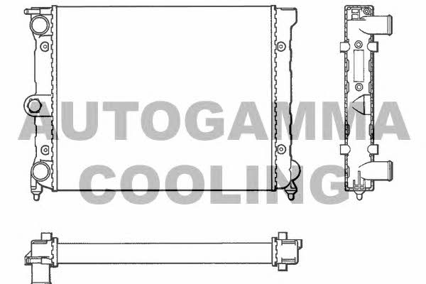 Autogamma 101041 Radiator, engine cooling 101041: Buy near me in Poland at 2407.PL - Good price!