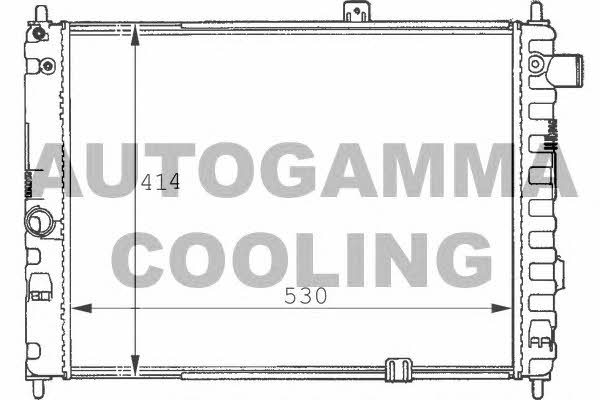 Autogamma 100664 Радиатор охлаждения двигателя 100664: Отличная цена - Купить в Польше на 2407.PL!