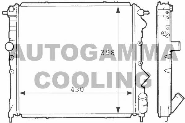 Autogamma 100886 Радиатор охлаждения двигателя 100886: Отличная цена - Купить в Польше на 2407.PL!