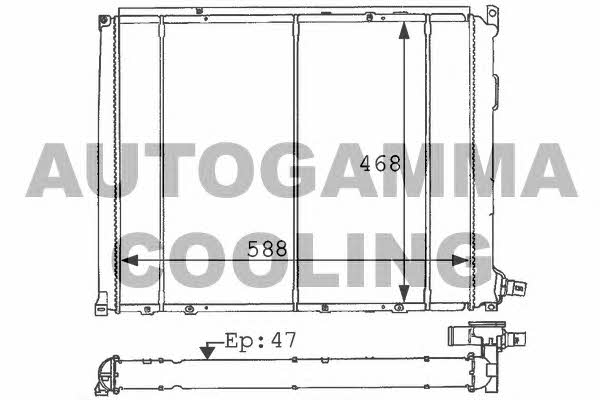 Autogamma 100912 Kühler motorkühlung 100912: Bestellen Sie in Polen zu einem guten Preis bei 2407.PL!