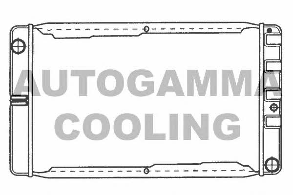 Autogamma 101104 Радиатор охлаждения двигателя 101104: Отличная цена - Купить в Польше на 2407.PL!