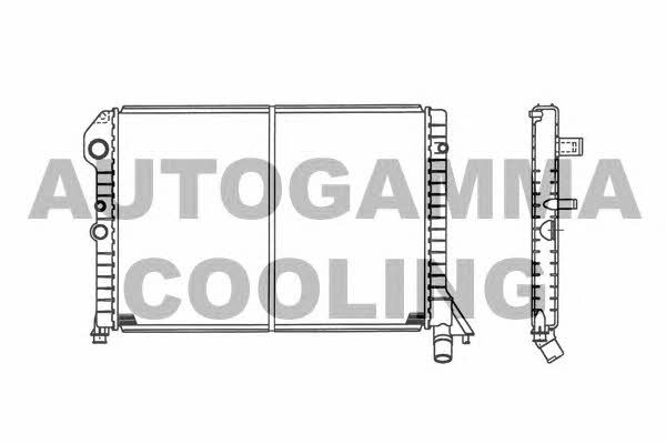 Autogamma 101107 Радиатор охлаждения двигателя 101107: Отличная цена - Купить в Польше на 2407.PL!