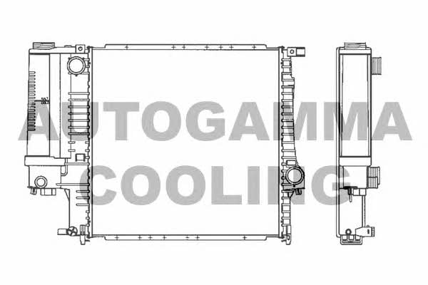 Autogamma 101120 Radiator, engine cooling 101120: Buy near me in Poland at 2407.PL - Good price!